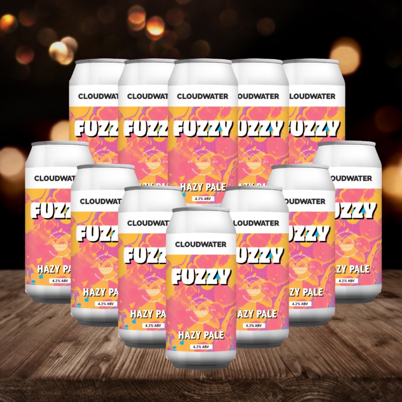 Cloudwater Fuzzy Hazy Pale Ale 440ml Cans – 4.2% ABV (12 Pack)