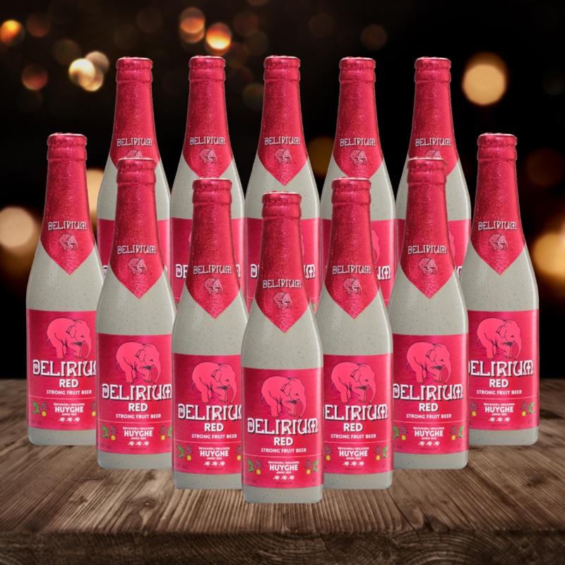 Delirium Red Belgian Strong Ale 330ml Bottles – 8.5% ABV (12 Pack)