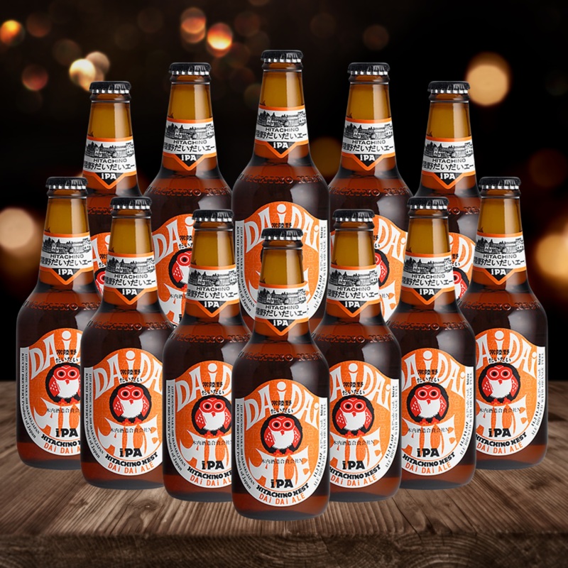 Hitachino Dai Dai Japanese Ale Bottles 330ml Bottles (12 Pack) – 6% ABV