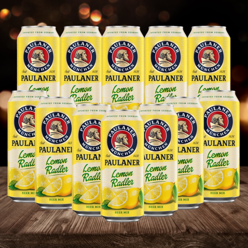Paulaner Natur Lemon Radler 500ml Cans (Multipack) – 2.5% ABV