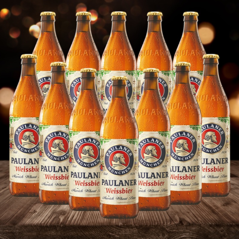 Paulaner Weissbier 330ml Bottles – 5.5% ABV (12 Pack)