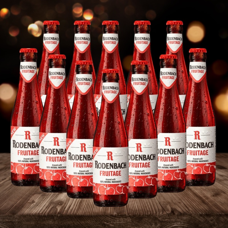 Rodenbach Fruitage Belgian Fruit Beer 250ml Bottles – 3.9% ABV (12 Pack)