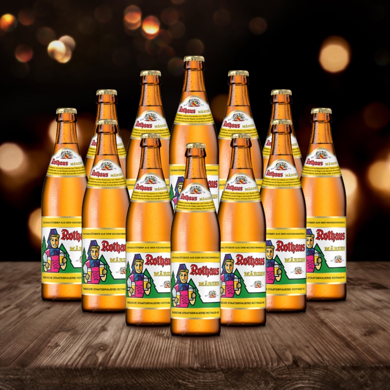 Rothaus German Mrzen 500ml Bottles – 5.6% ABV (12 Pack)