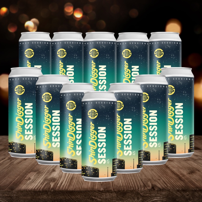 ShinDigger Session IPA 440ml Cans – 4.2% ABV (12 Pack)