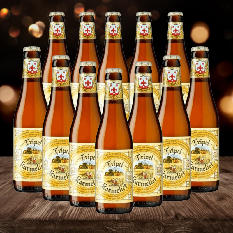 Tripel Karmeliet Belgian Abbey Beer 330ml Bottles – 8.4% ABV (12 Pack)