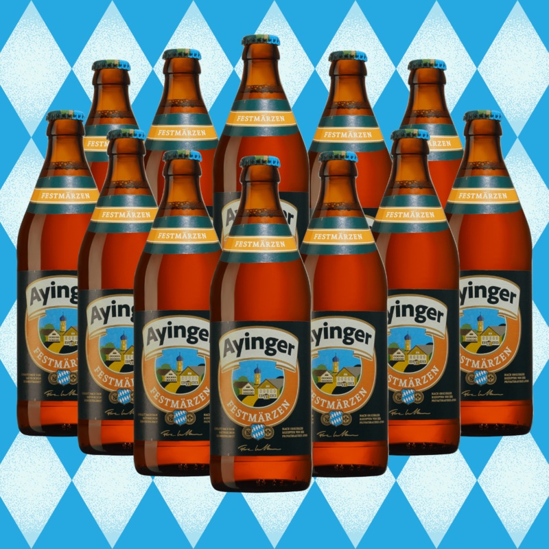 Ayinger Festmrzen Oktoberfest 500ml Bottles – 5.8% ABV (Multipack)
