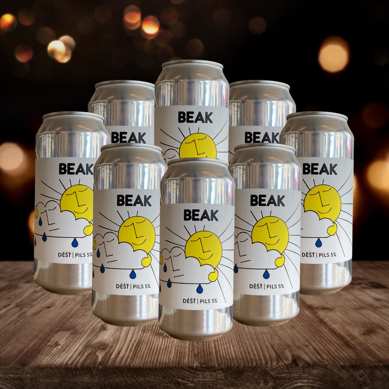 Beak Brewery British Pilsner Dest Pils 440ml Cans – 5% ABV (8 Pack)