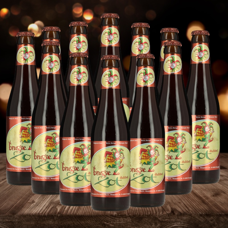 Brugse Zot Bruin Belgian Dubbel 330ml Bottles – 7.5% ABV (12 Pack)