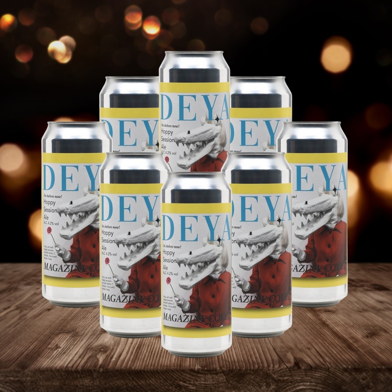 Deya British Gluten Free Pale Ale Magazine Cover 500ml Can – 4.2% (8 Pack)