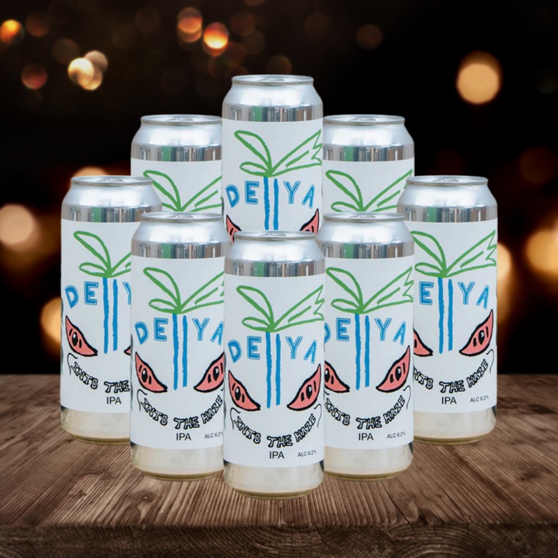 Deya British IPA Into The Haze 500ml Can – 6.2% ABV (8 Pack)