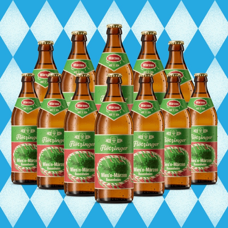 Flotzinger Weiz’n Marzen Festbier German Beer 500ml Bottles – 5.8% ABV (Multipack)
