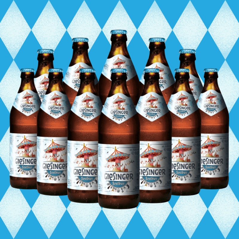 Giesinger Festbier German Lager 500ml Bottles – 5.8% ABV (Multipack)
