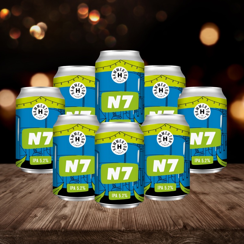 Hammerton Brewery British Gluten Free IPA N7 330ml – 5.2% ABV (8 Pack)