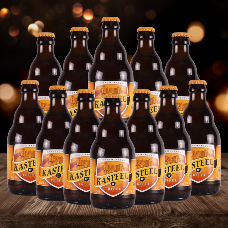 Kasteel Tripel 11 Belgian Tripel 330ml Bottles – 11.00% ABV (12 Pack)