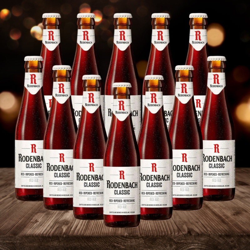 Rodenbach Classic Belgian Flanders Red Ale 330ml Bottles – 5.20% ABV (12 Pack)