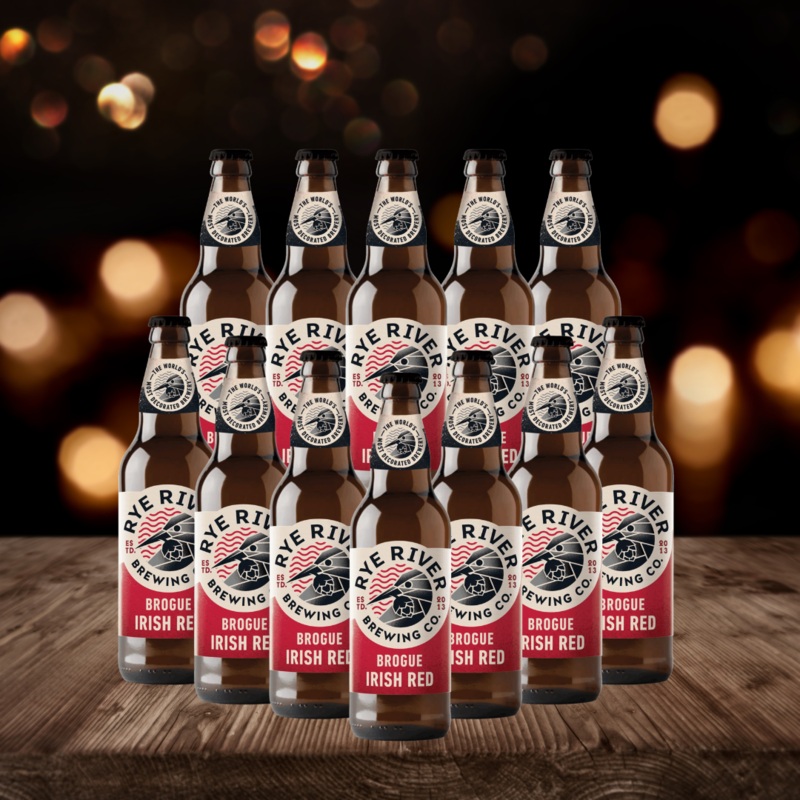 Rye River Brogue Irish Red Ale 330ml Bottles – 4.4% ABV (12 Pack)