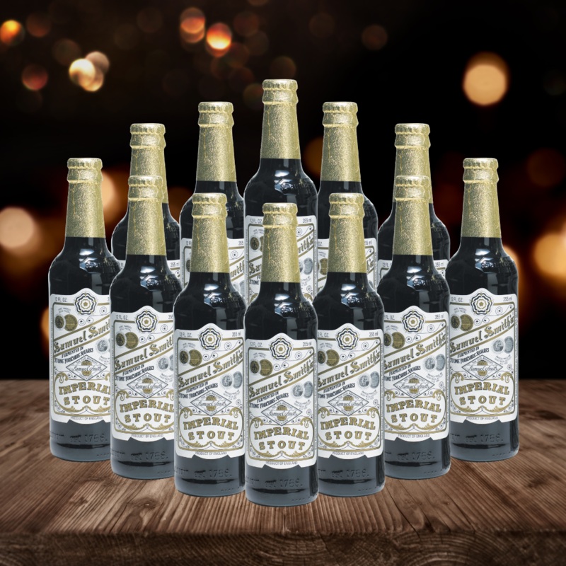 Samuel Smith’s Imperial Stout 355ml Bottles – 7.0% ABV (12 Pack)