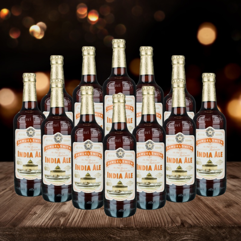 Samuel Smith’s India Ale 355ml Bottles – 5.0% ABV (12 Pack)