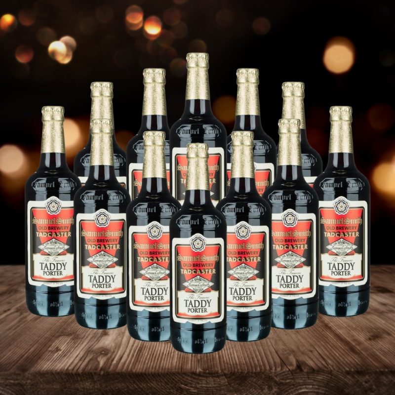 Samuel Smith’s Taddy Porter 355ml Bottles – 5.0% ABV (12 Pack)