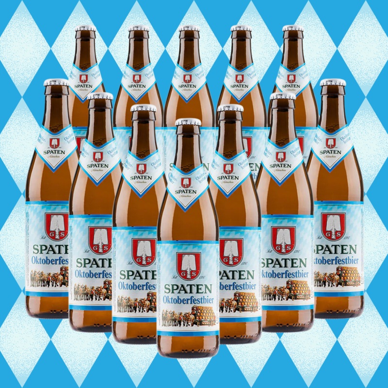 Spaten Oktoberfest Beer 500ml Bottles – 5.9% ABV (Multipack)