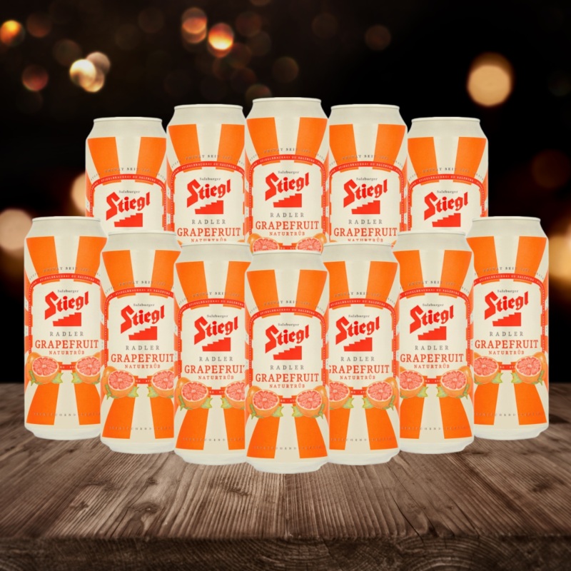 Stiegl Austrian Grapefruit Radler 500ml Cans – 2.0% ABV (12 Pack)