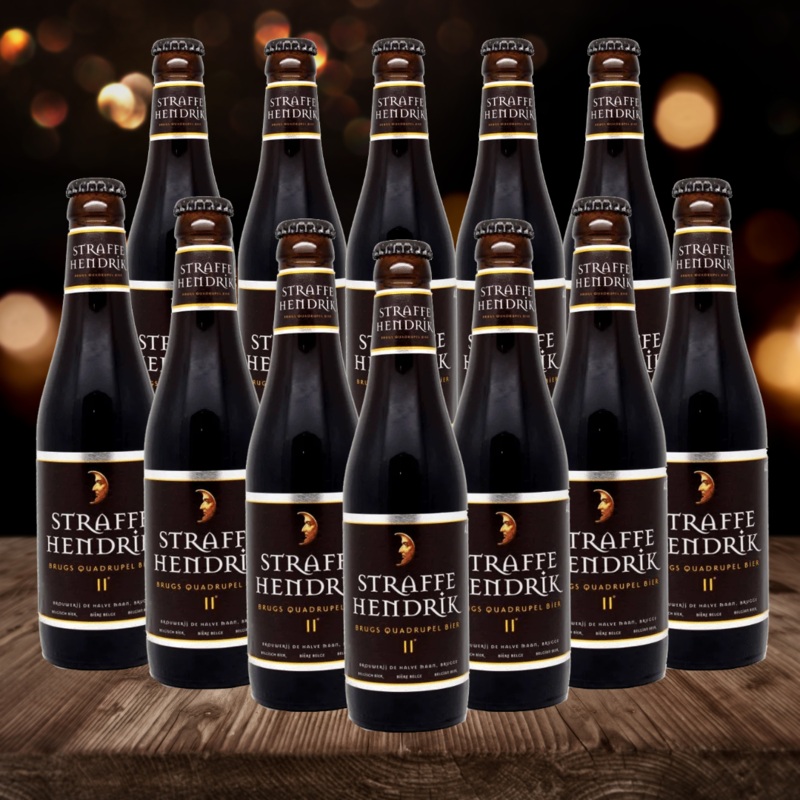Straffe Hendrik Abbey Quadrupel Belgian Quadrupel 330ml Bottles – 11.00% ABV (12 Pack)