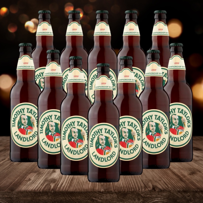 Timothy Taylors Landlord British Pale Ale – 4.3% ABV (12 Pack)