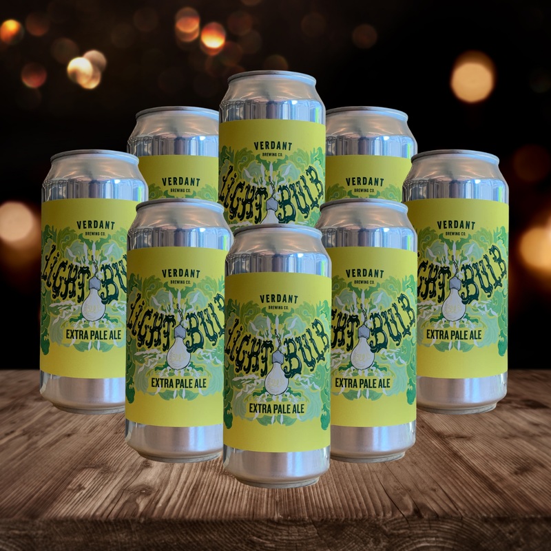 Verdant Light Bulb British Extra Pale Ale 440ml Can – 4.5% ABV (8 Pack)
