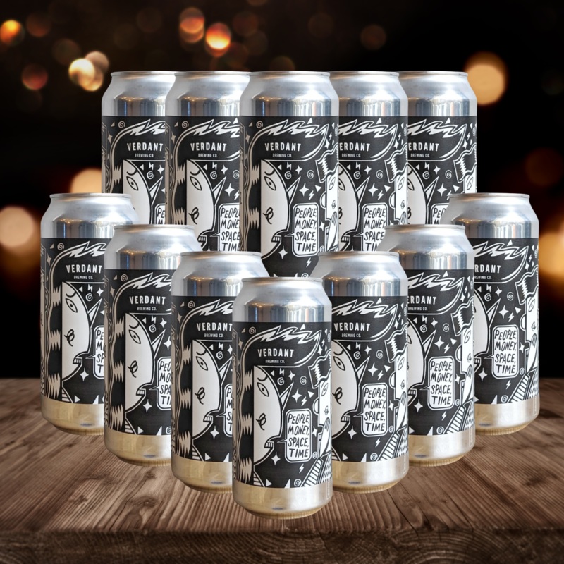 Verdant People Money Space Time British Session IPA 440ml Cans – 3.4% ABV (12 Pack)