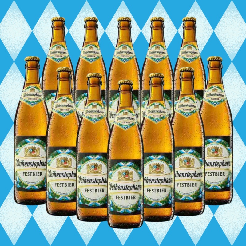 Weihenstephaner Festbier 500ml Bottles – 5.8% ABV (Multipack)