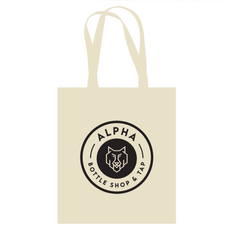 Alpha Tote Bag|Black|Natural