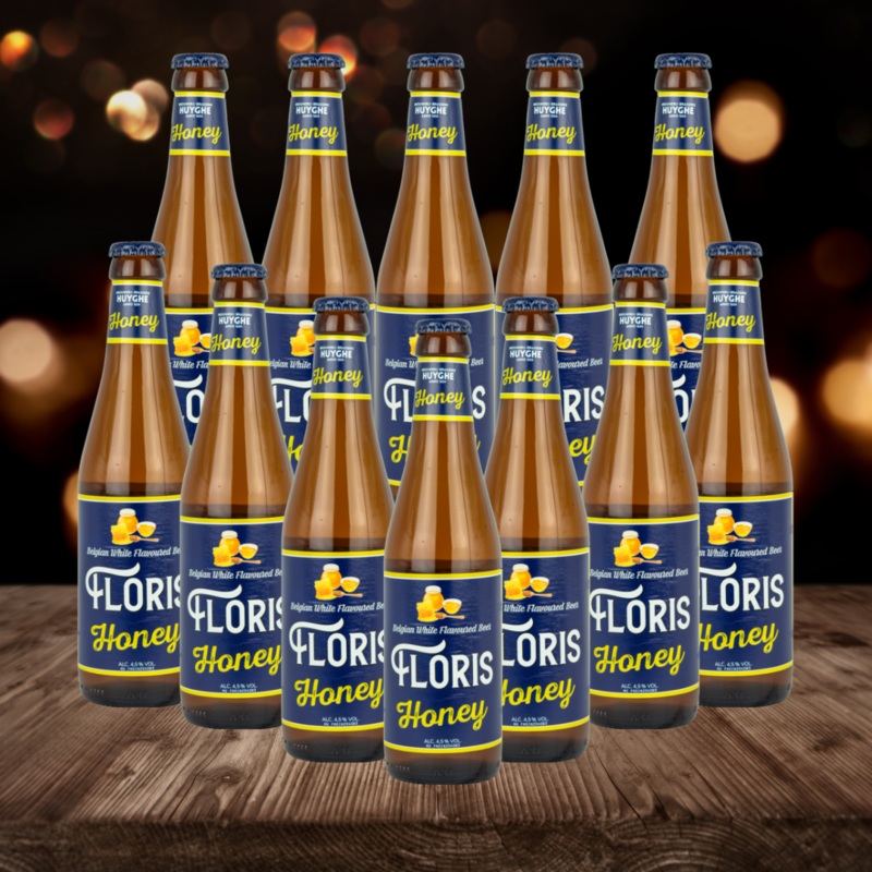 Floris Honey Belgian Fruit Beer 330ml Bottles – 4.5% ABV (12 Pack)
