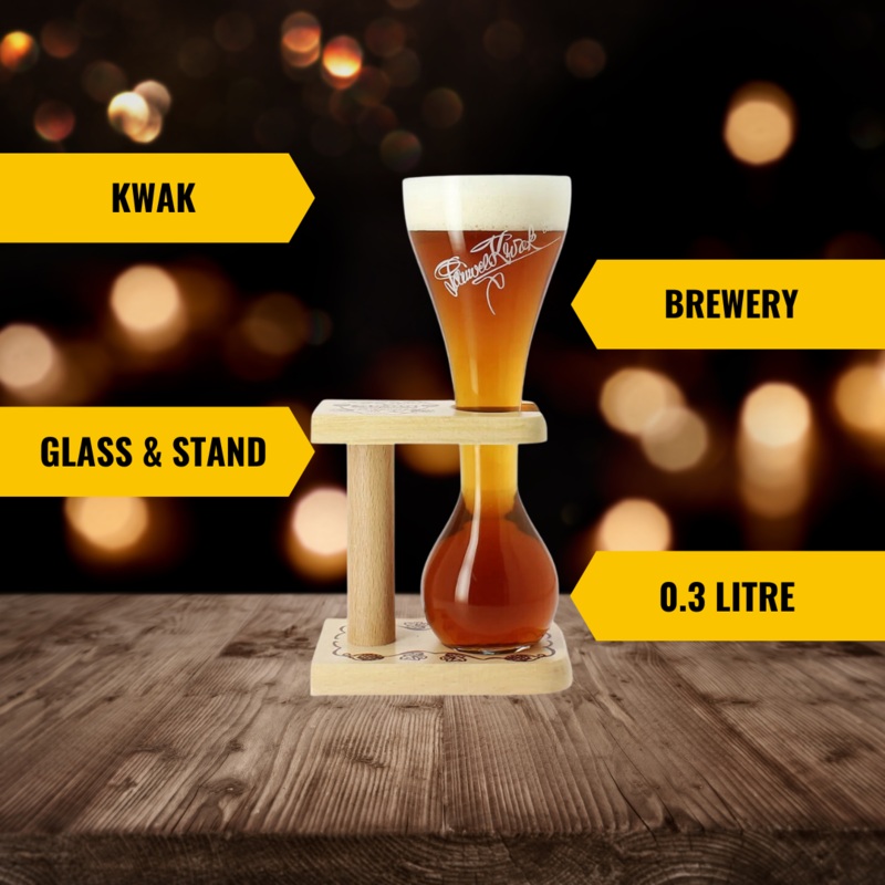 Kwak Belgium Drinking Glass With Stand