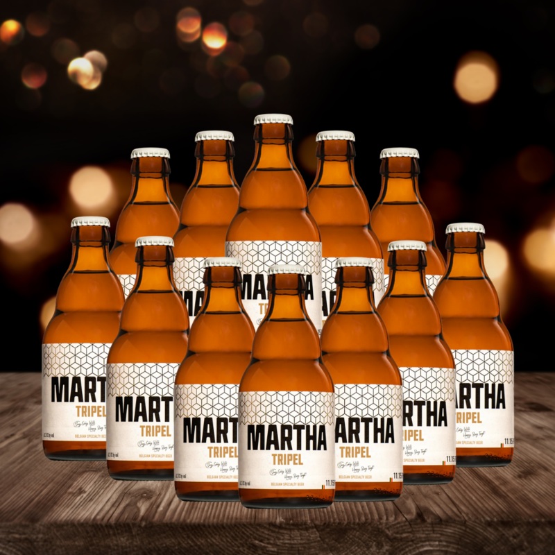 Martha Tripel Belgium Tripel Ale 330ml Bottles – 8.0% ABV (12 Pack)