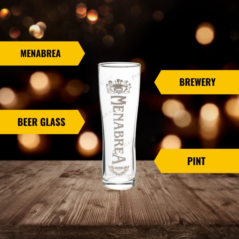 Menabrea Pint Glass