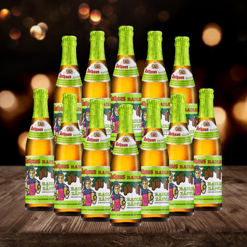 Rothaus German Radler Beer 330ml Bottles – 2.1% ABV (12 Pack)