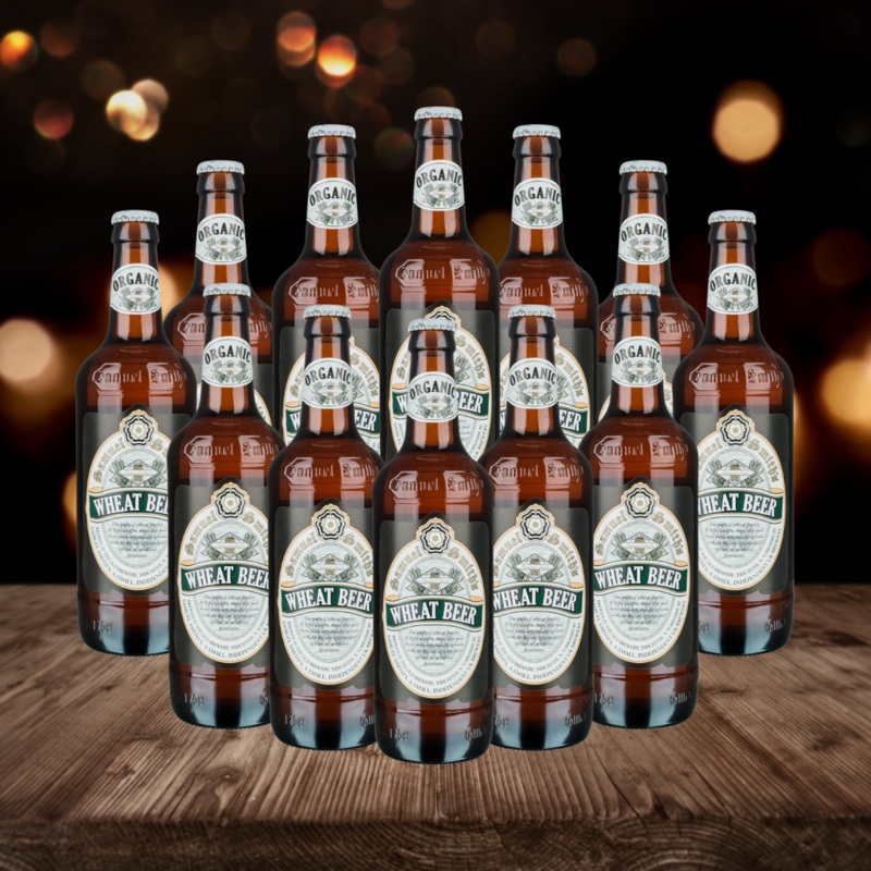 Samuel Smiths British Organic Wheat Beer 550ml – 5.00% ABV (12 Pack)
