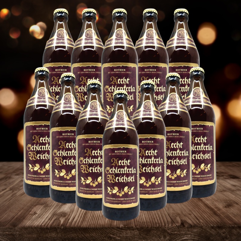 Schlenkerla Weichsel German Rotbier 500ml Bottles – 4.6% ABV (12 Multipack)