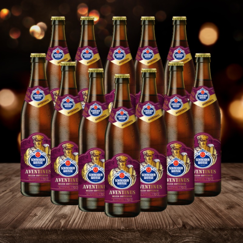 Schneider Weisse Aventinus Tap 6 German Wheat Beer 500ml Bottles – 8.2% ABV (12 Pack)