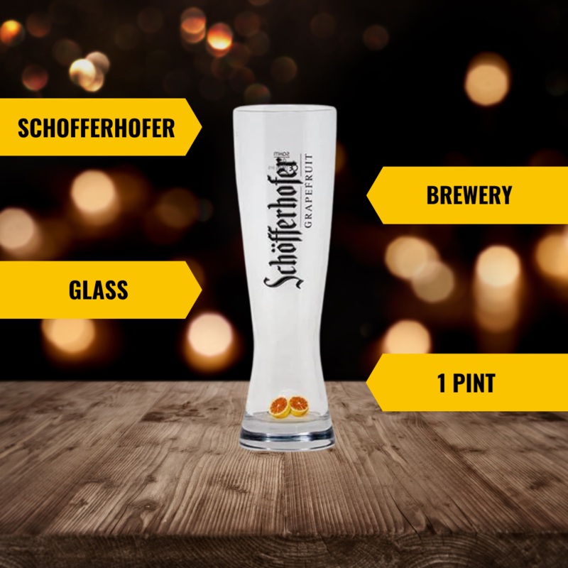Schofferhofer Official Branded Pint Glass