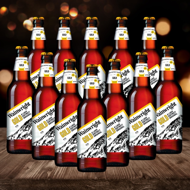 Wainwright Golden Ale 500ml Bottles- 4.1% ABV (12 Pack)