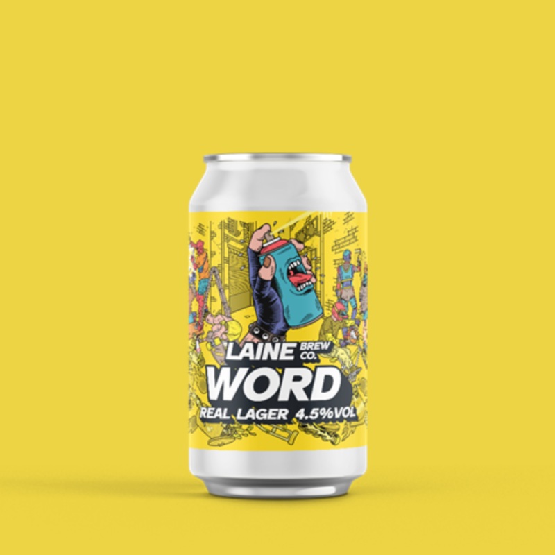 Word | Craft Lager | 4.6%|6 x 330ml|12 x 330ml|24 x 330ml