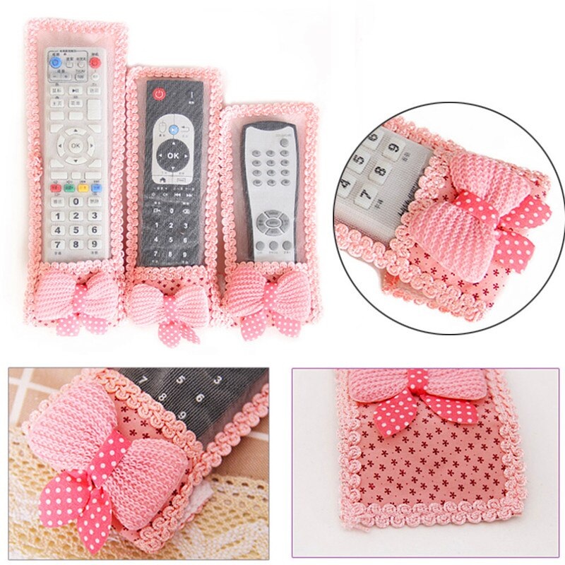 Remote Control Cover 3 Pcs Set  Soft Silicone Protective Case, Dustproof & Washable (Random Color)