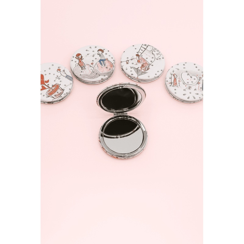 Round Shape Diamond Mirror