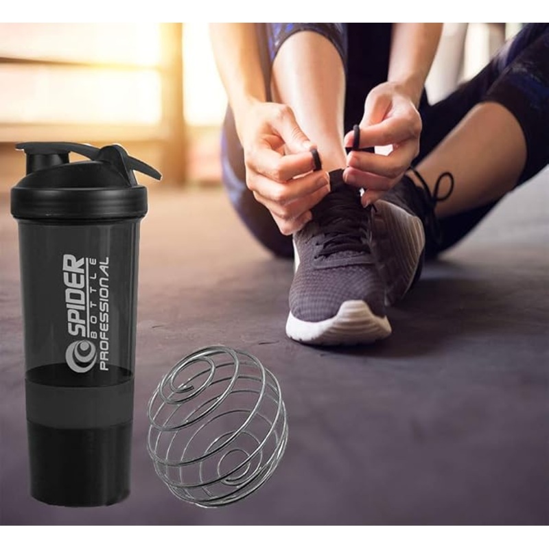 Spider Protein Shaker Bottle – 1 Pc