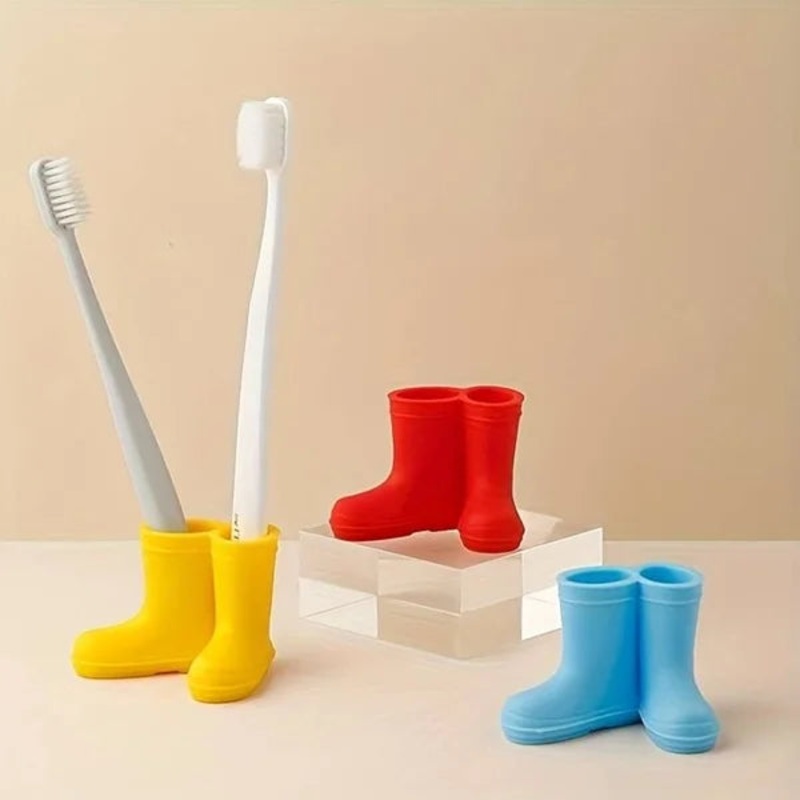 Multipurpose Mini Gum Boot Desktop Holder  Desk Organizer for Office & Home, Pen, Pencil, & Accessory Storage (Random color-Pack of 1)