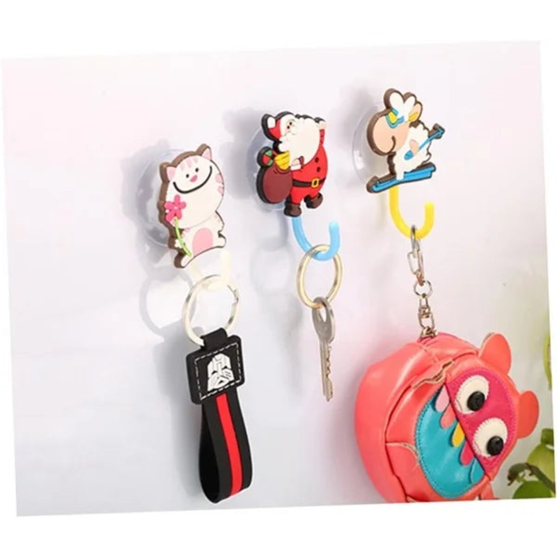 Self Adhesive Suction Wall Hook (Pack of 2 Pcs)