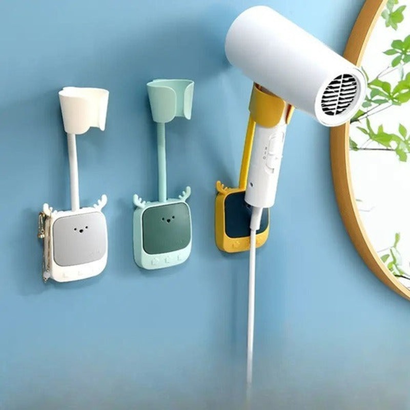 Silicone Flexible Hair Dryer Holder – 1 Pc