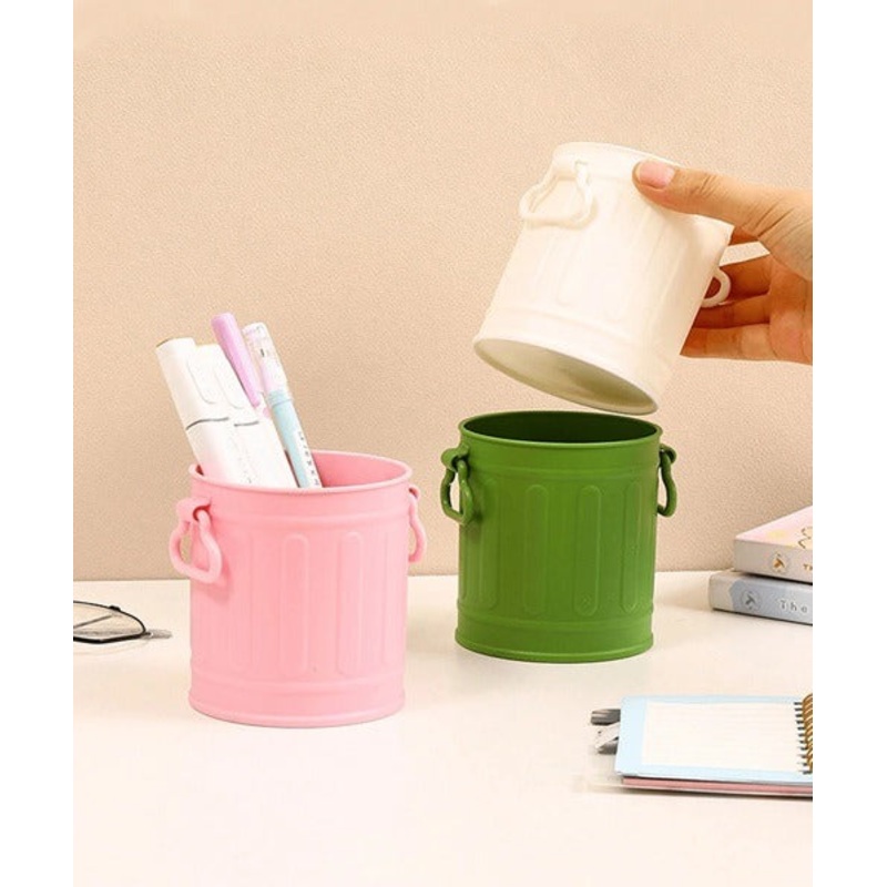 Multifunctional Bucket Shaped Desktop Storage