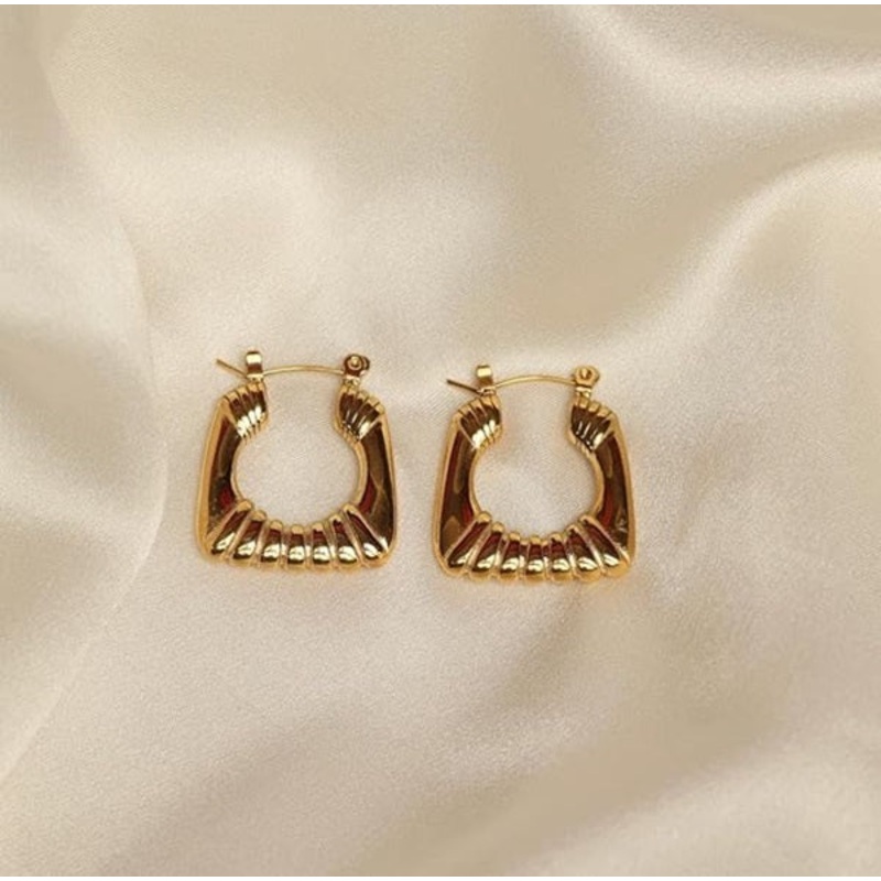Square Hoop Earring